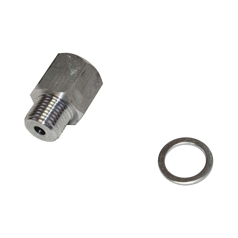 A-Team Performance Male M16 x 1.5 to 1/4-Inch Oil Pressure Sensor Adapter Female Thread Fitting - Flange Mount & 0-100 PSI - Compatible with LS1, LSX, LS3, LQ4 & LQ9 - Image 3